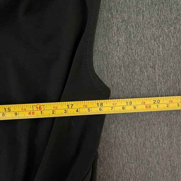 Michael Michael Kors Black Sleeveless Side Twist Dress, Size L NWT - Picture 6 of 6